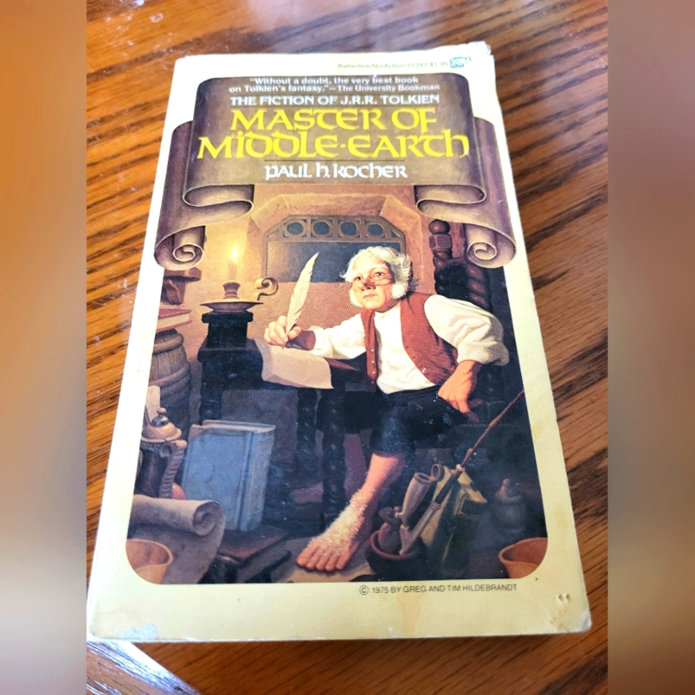 Master Of Middle Earth -  Paperback w/cover illustration by The Hildebrant Bros